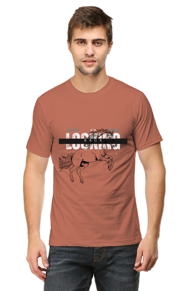 No Looking Back - Round Neck T- Shirt